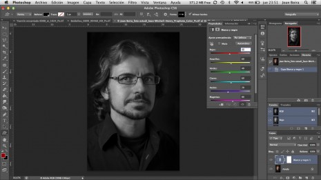 Cómo aplicar un efecto para retrato en Photoshop. Tips & Tricks 14 1 Conversión En Blanco Y Negro Como Capa De Ajuste
