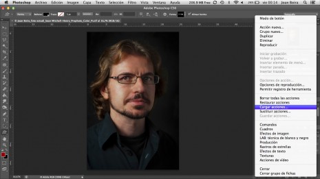 Cómo aplicar un efecto para retrato en Photoshop. Tips & Tricks 14 4 Seleccionar La Opción &Quot;Cargar Acciones ...&Quot;
