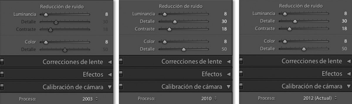 Versiones De Proceso En Lightroom