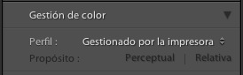 Gestión De Color Gestionada Por El Driver De La Impresora