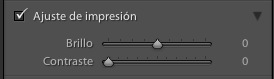 Ajuste De Impresión Lightroom