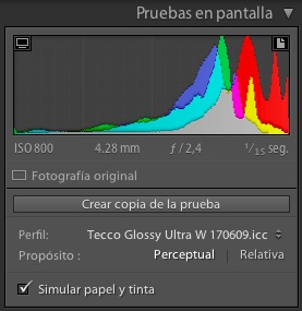 Pruebas En Pantalla Lightroom Soft Proof