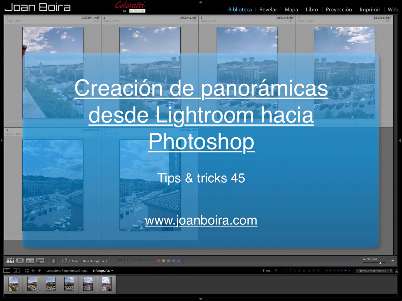 Creación De Panorámicas Desde Lightroom Hacia Photoshop