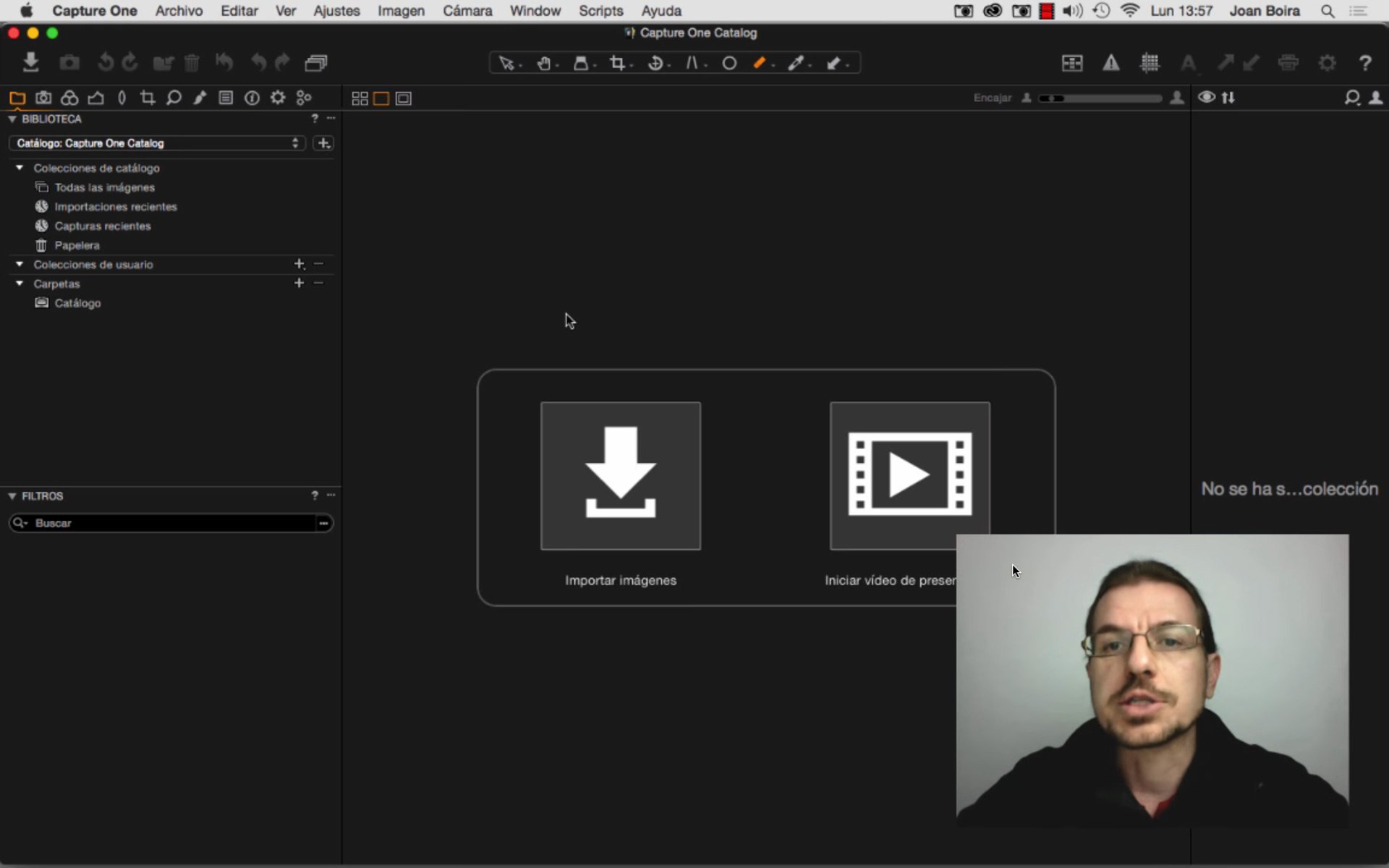 Diferencia Entre Sesión Y Catálogo De Capture One