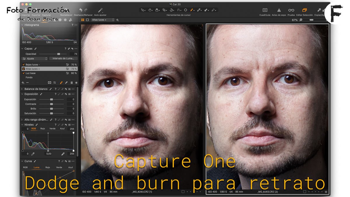 Capture One: Dodge And Burn Para Retrato