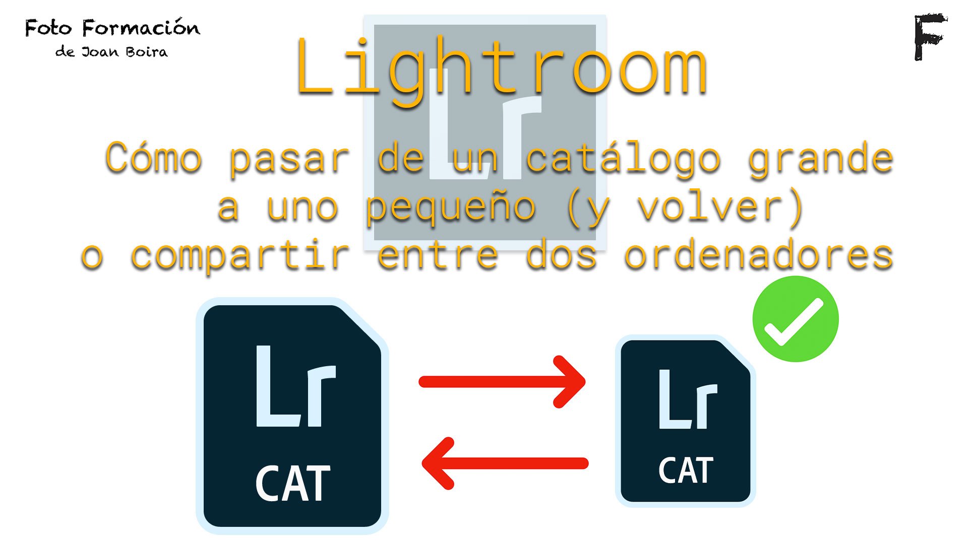 Lightroom. Cómo Pasar De Un Catálogo Grande A Uno Pequeño