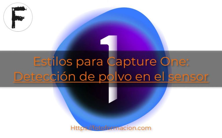 Estilos Para Capture One. Detección De Polvo En El Sensor