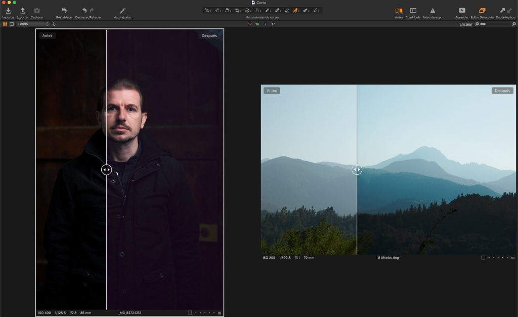 Fotos Y Curvas Capture One