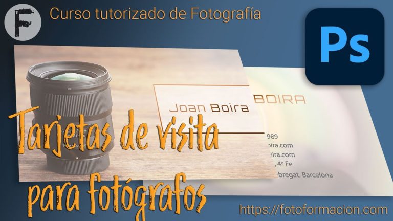 Cómo Crear Tarjetas De Visita Para Fotógrafos Con Photoshop