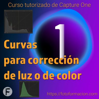 Curvas para correccción de luz o color. Curso tutorizado de Capture One