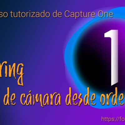Tethering o disparo atado en Capture One