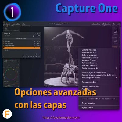 Opciones avanzadas con las capas en Capture One