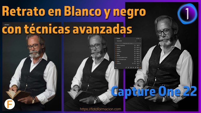Capture One.retrato En Blanco Y Negro Con Técnicas Avanzadas