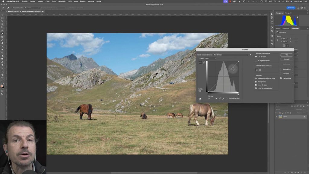 Curva De Photoshop