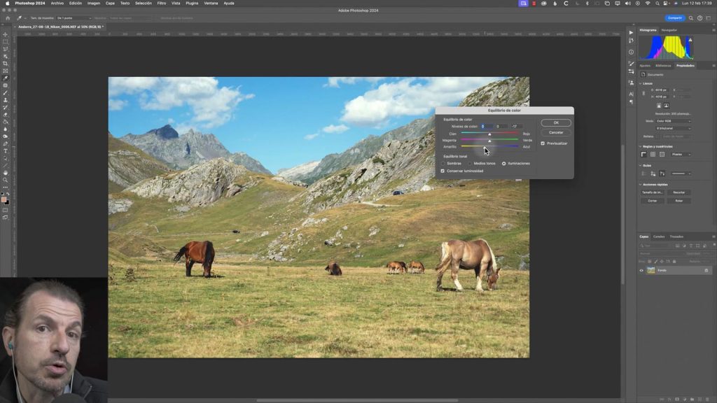 Equilibrio De Color En Photoshop