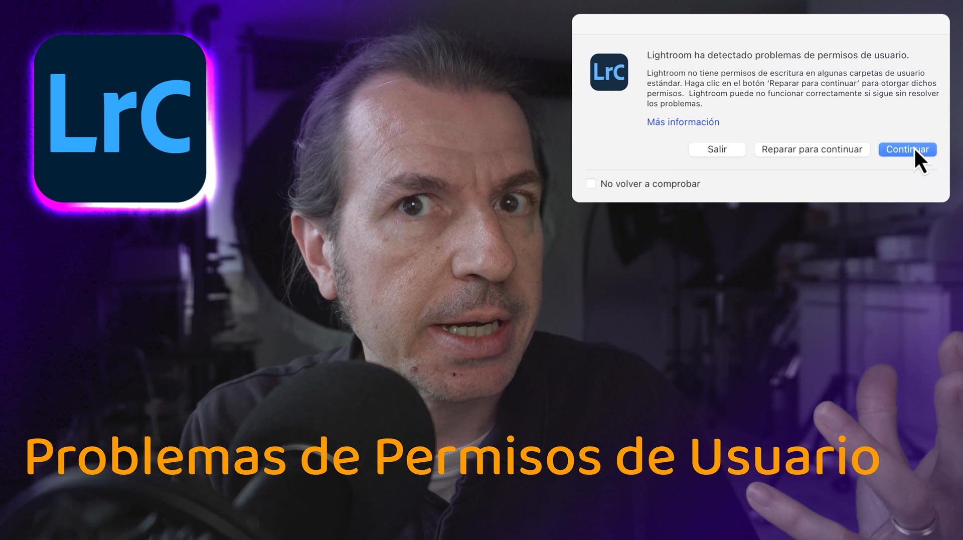 Lightroom Ha Detectado Problemas De Permisos De Usuario